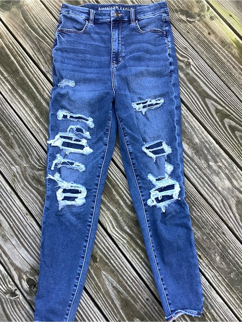 American Eagle Curvy Highest Rise Jeggings - Size 10